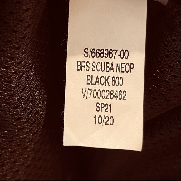 Banana Republic Standard Neoprene Bomber Scuba Jacket Black Medium - Picture 4 of 10